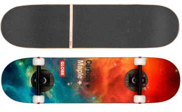 Globe G3 Bar 8.125" skateboard carbon maple Impact-Nebula