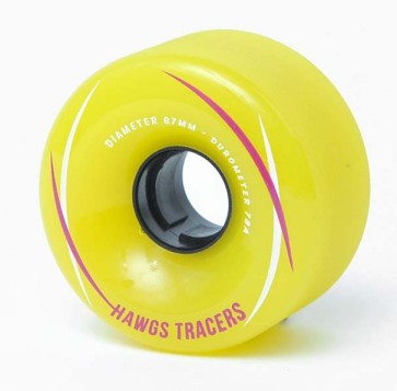 Landyachtz Tracer Hawgs wheels 67 mm 78a yellow