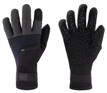 Curved finger watersport gloves mesh