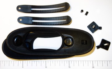 Salomon Snowboard binding 1*2 kit toe caps micromax black