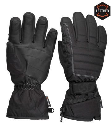 Sinner Mullan gloves leather black ladies