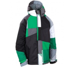 686 Boys Mannual Max jacket green 5K (boys L 12-14 yrs)