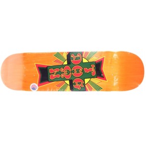 Dogtown Rasta Cross 8.5" skateboard deck orange