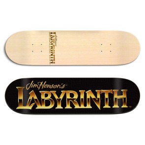 Madrid X Labyrinth Logo 3D 8.25" skateboard deck