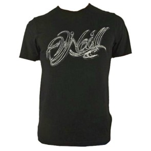 O'Neill Black script t-shirt zwart