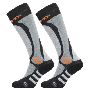 Sinner Pro socks black-grey-orange - 2 pair