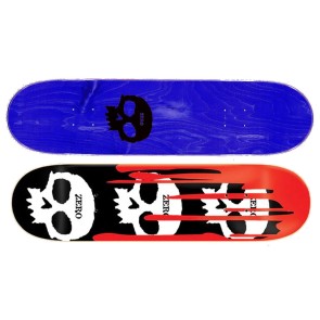 Zero 3 Skulll blood black-white-red 8.25" skateboard deck