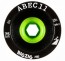Abec 11 BigZig HD wheels black 75 mm 74a