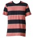 Globe bootleg dreams stripe t-shirt red smoke