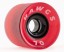 Hawgs Supreme wheels 70 mm 78a clear red