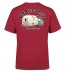 Old Guys Rule Been around the block II T-shirt cardinal red rear