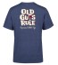 Old Guys Rule Improved with age T-shirt heather navy rear