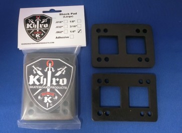 Khiro Flat rubber shock pad risers (2 pack)