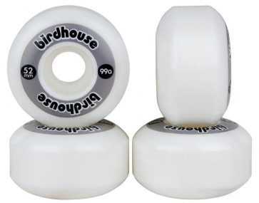 Birdhouse logo skate wheels 52 mm grey