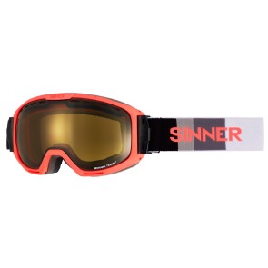 Sinner Mohawk goggle neon-red polarized S1-S3