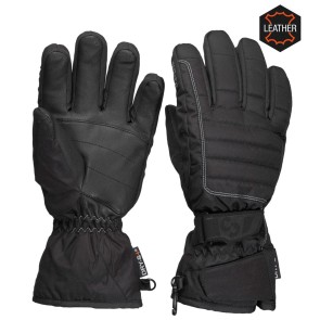 Sinner Mullan gloves leather black ladies