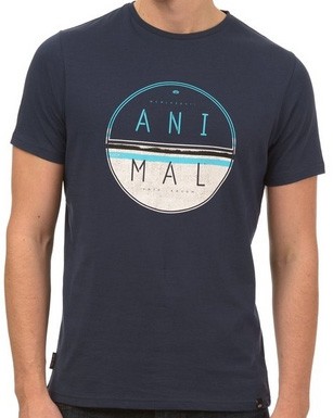 Animal Lamary T-shirt navy blue