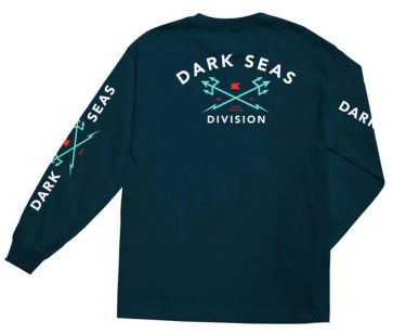 Dark seas Headmaster T-shirt L/S navy