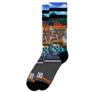 American Socks Palm Springs motel mid high socks