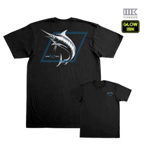 Dark Seas Marlin Glow T-shirt black