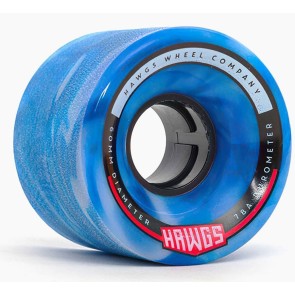 Landyachtz Chubby Hawgs wheels 60 mm blue swirl