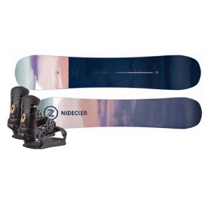 Nidecker Ora female snowboard set AM with Drake Jade binding 