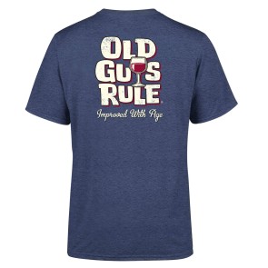 Old Guys Rule Stand by your van T-shirt blue dust