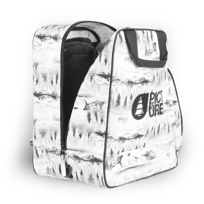 Picture ski and snowboard boots bag mood