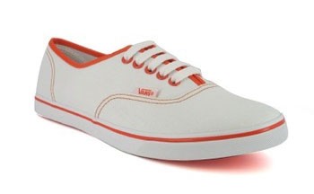 vans authentic lo pro white sneakers