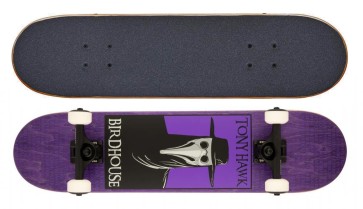 Birdhouse Stage 3 Plague doctor purple 7.5" skateboard