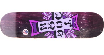 Dogtown Purple Cross 8.75" skateboard deck