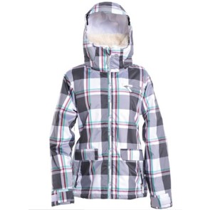 Roxy Begin Plaid snowboard jacket (size L)