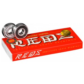 Bones Super Reds skateboard bearings 8x608 8 pack