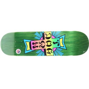 Dogtown Neon Cross 8.75" skateboard deck green