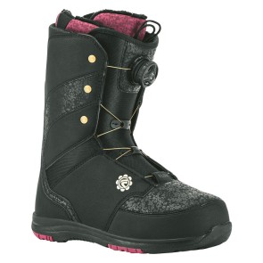 Flow Onyx BOA coiler womens snowboard boots black