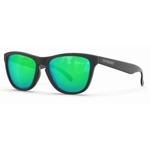 Mariener Melange matte black flexframe sunglasses (various lens colors)