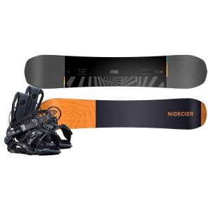 Nidecker Merc snowboard set AM with Flow Fenix bindings 