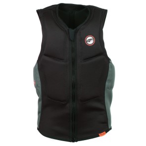 ProLimit Slider vest half padded FZ black-orange-green