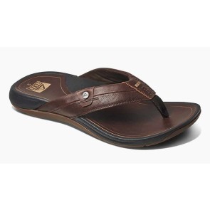 Reef J-Bay 3 male leather slippers camel