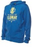 Element Compass zip hoodie vintage blue